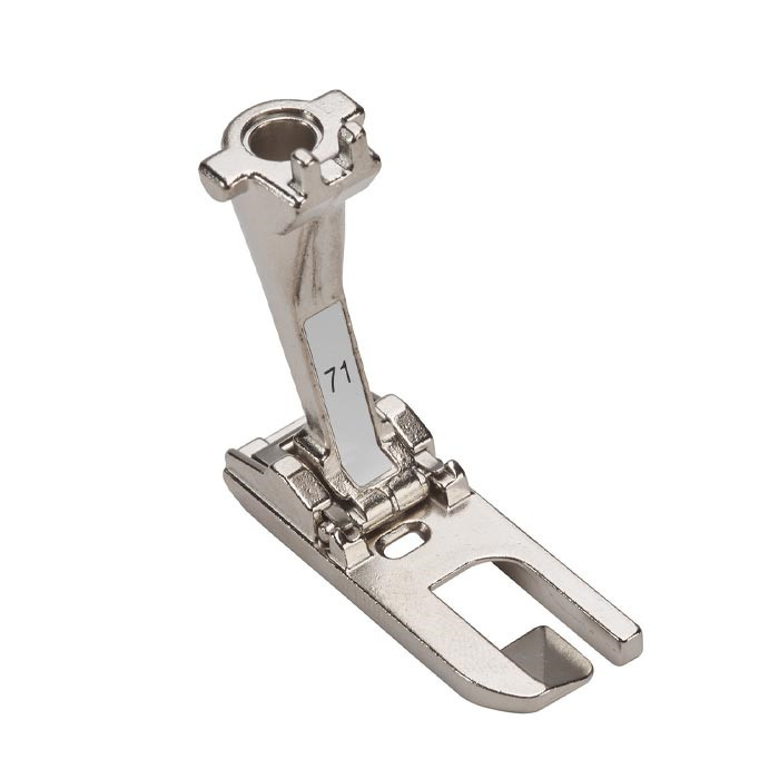 Pied 71 rabatteur, réducteur 8mm Bernina (ANCIEN) Pied 71 rabatteur, réducteur 8mm Bernina (ANCIEN)