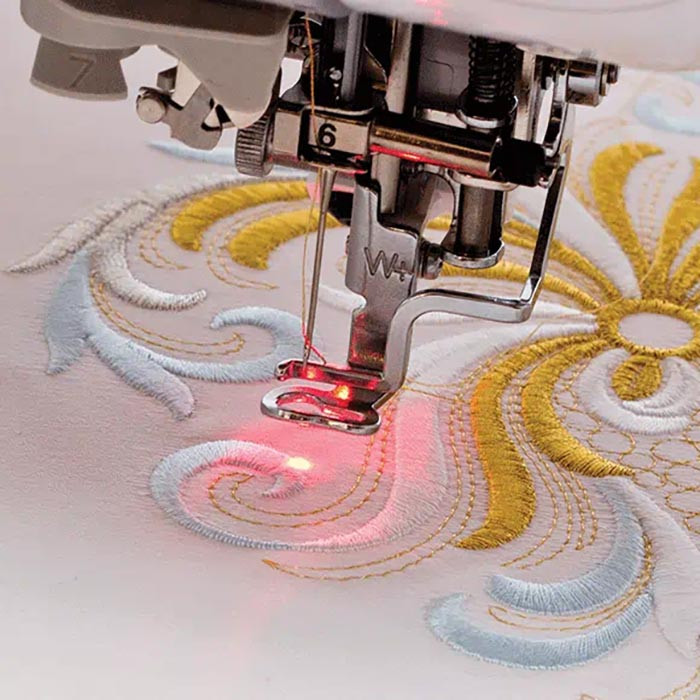 Pied à broder, broderie laser W+ Brother FLED1 Pied à broder, broderie laser W+ Brother FLED1