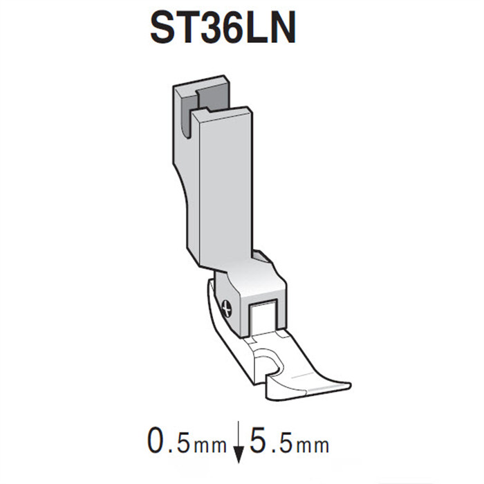 Pied anti-adhérents, téflon gauche ST36LN Pied anti-adhérents, téflon gauche ST36LN