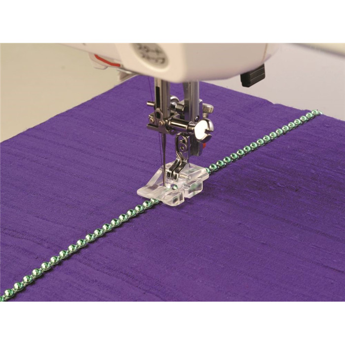 Pied passepoil, perles 2mm Pied passepoil, perles 2mm