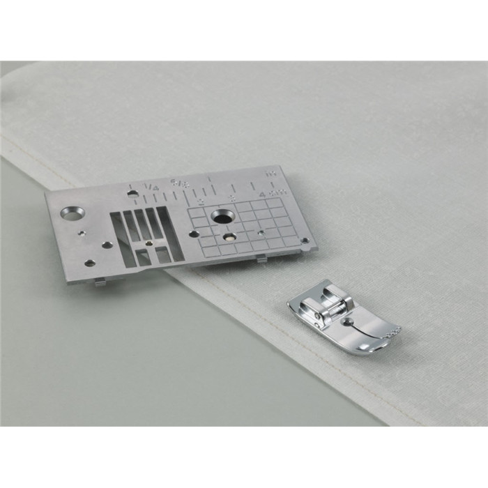 Pied pour point droit + plaque Brother SNP01 Pied pour point droit + plaque Brother SNP01