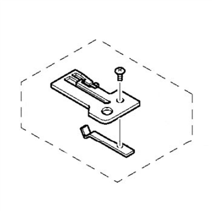 Plaque à aiguille complète surjeteuse Plaque à aiguille complète surjeteuse