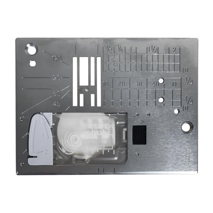 Plaque point droit avec coupe-fil Janome/Elna Plaque point droit avec coupe-fil Janome/Elna