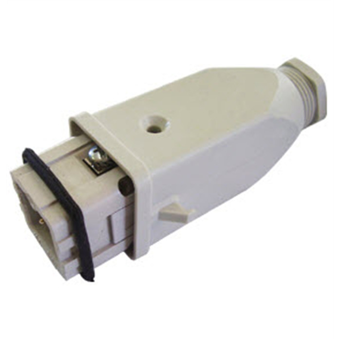 Prise mâle 4 pôles avec connection fer Prise mâle 4 pôles avec connection fer