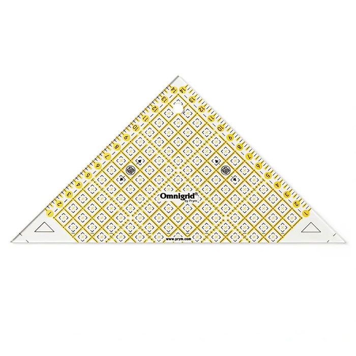 Règle triangle rectangle Omnigrid 1/2 carré Règle triangle rectangle Omnigrid 1/2 carré