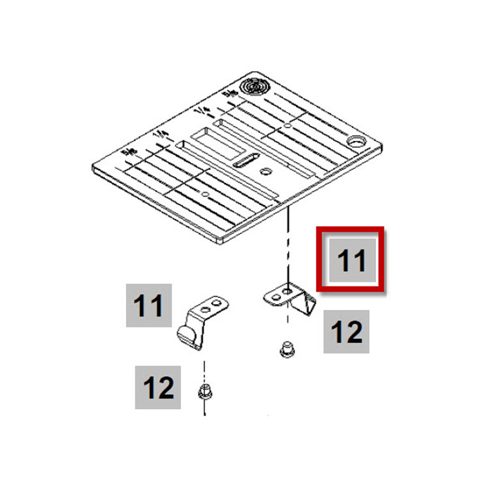 Ressort de serrage plaque à aiguille Bernina Ressort de serrage plaque à aiguille Bernina