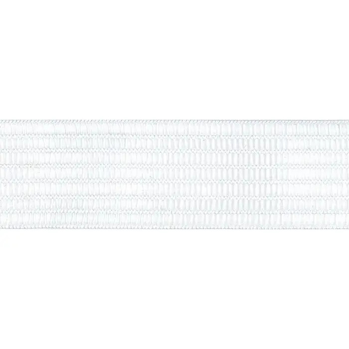 Ruban élastique fronceur 25mm blanc au mètre Ruban élastique fronceur 25mm blanc au mètre