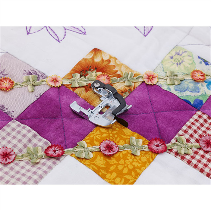 Semelle surpiqûre F075 pour pied motorisé Brother DF1/DF2 Semelle surpiqûre F075 pour pied motorisé Brother DF1/DF2