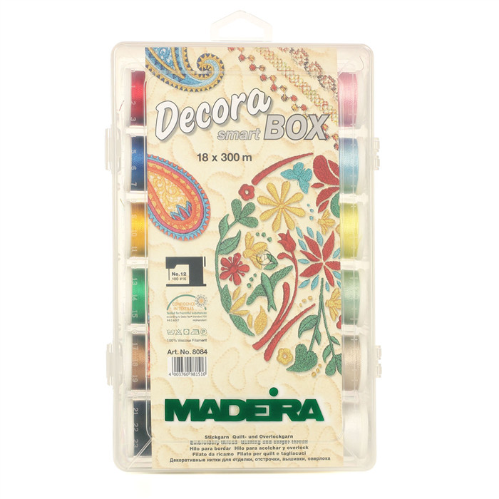 Set de 18 bobines 300m Smartbox Decora n°12 Madeira Set de 18 bobines 300m Smartbox Decora n°12 Madeira