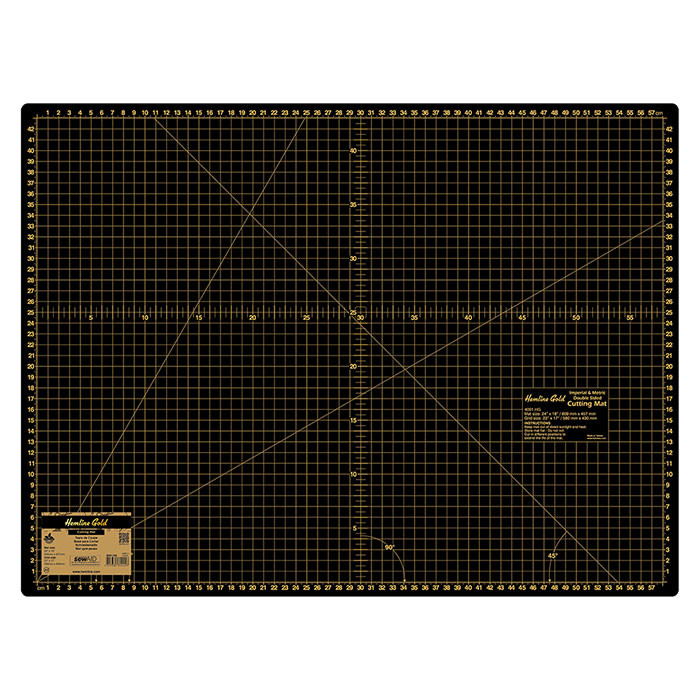 Tapis de coupe noir 60 x 45cm HEMLINE Tapis de coupe noir 60 x 45cm HEMLINE