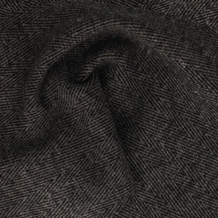 Tissu pour manteau chevron gris foncé 150cm par 50cm Tissu pour manteau chevron gris foncé 150cm par 50cm