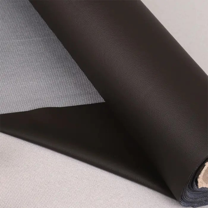 Tissu simili cuir brun foncé 140cm par 50cm Tissu simili cuir brun foncé 140cm par 50cm