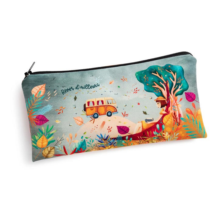 Trousse écolière "Rêver d'ailleurs" Trousse écolière "Rêver d'ailleurs"
