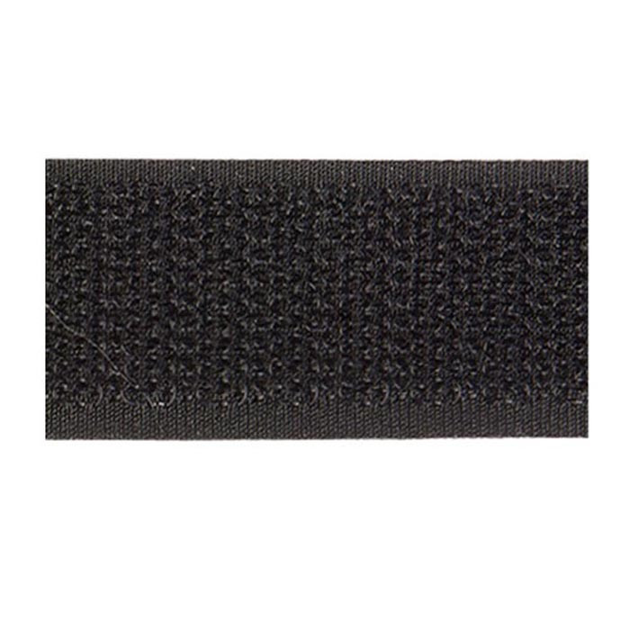 Velcro adhésif 2 cm noir crochets au mètre Velcro adhésif 2 cm noir crochets au mètre