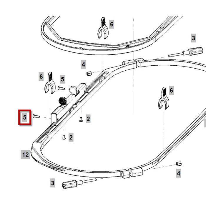 Vis cadre à broder support de fixation Vis cadre à broder support de fixation