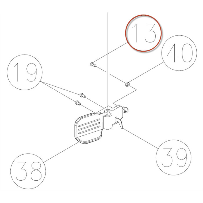 Vis enfileur d'aiguille M2x3.5 Vis enfileur d'aiguille M2x3.5