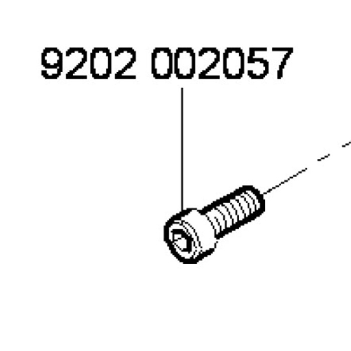 Vis fixation du pied extérieur Vis fixation du pied extérieur
