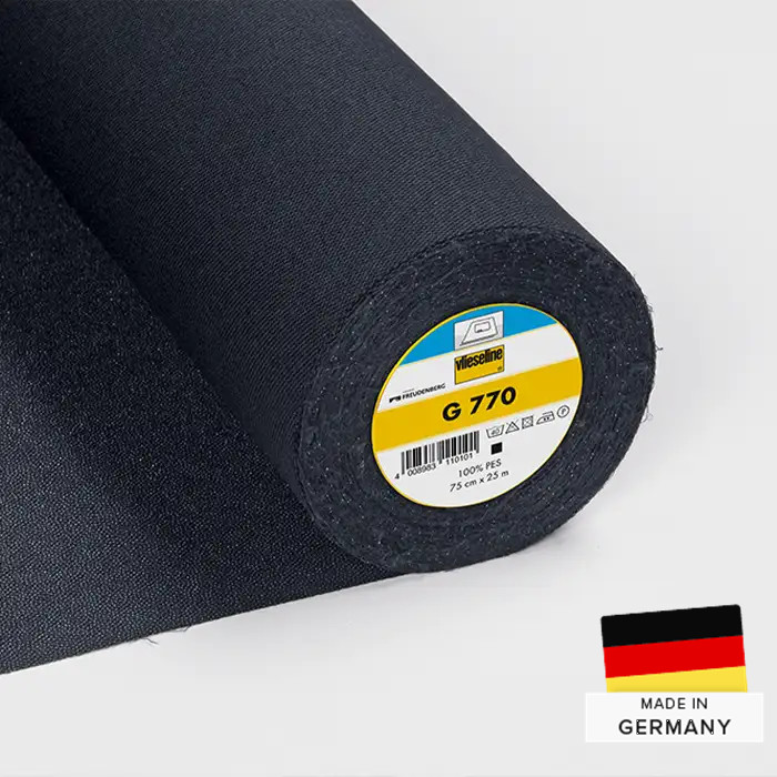 Vlieseline G770 noire au mètre Vlieseline G770 noire au mètre