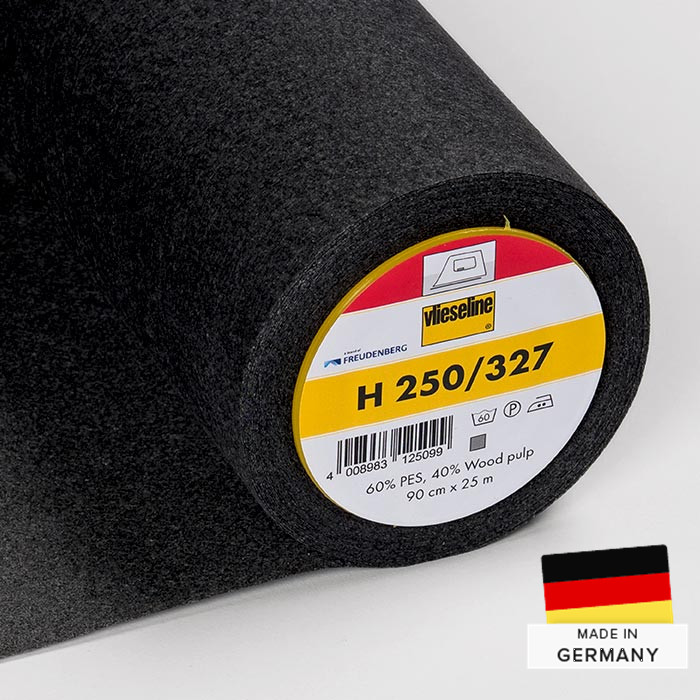 Vlieseline H250 90cm noire au mètre Vlieseline H250 90cm noire au mètre
